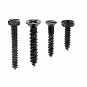 BEAUTYBLADE Square Head Lag Bolt - Black - 1/4in. x 2in., 100PK BE2747531